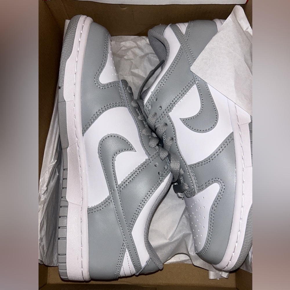 Nike Dunk Low in White and Gray